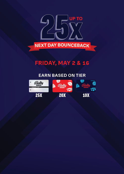 Up to 25x Next Day Bounceback