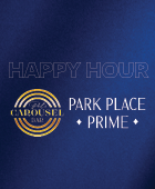 a blue background with white text