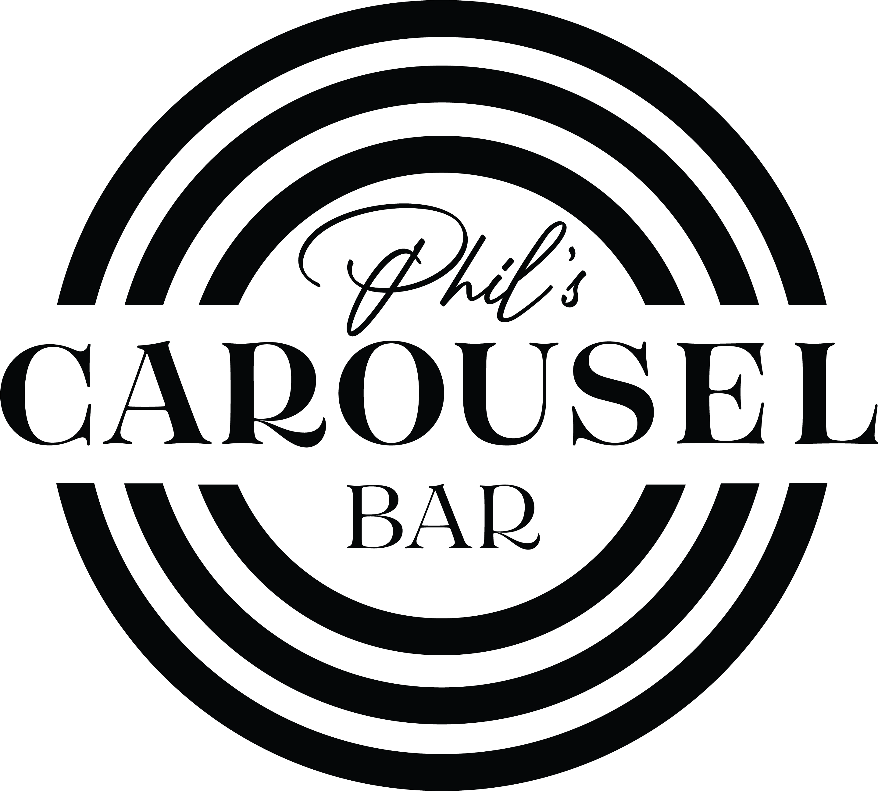 Phil' Carousel bar logo