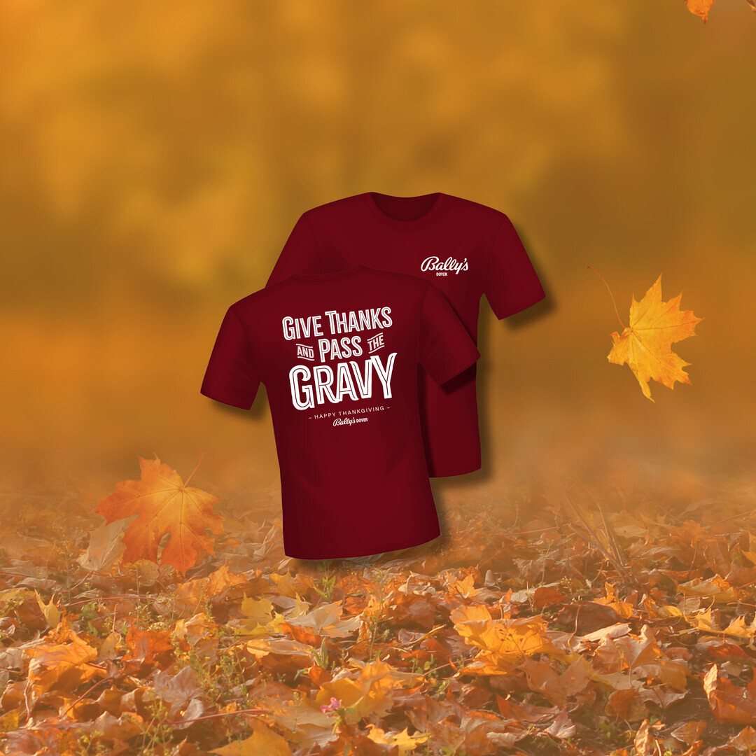 a red t-shirt with white text on it