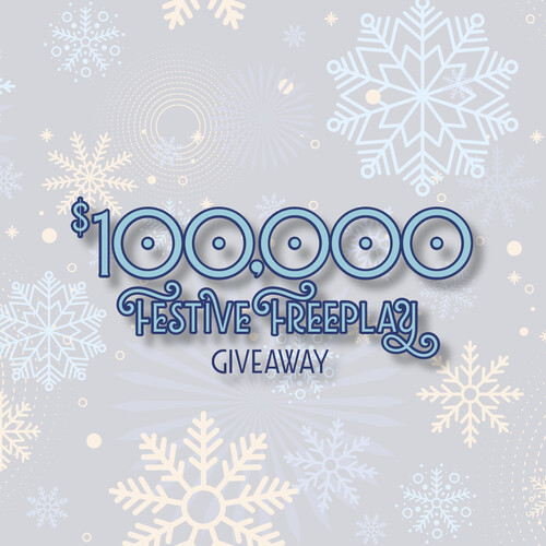 a blue text on a grey background with snowflakes