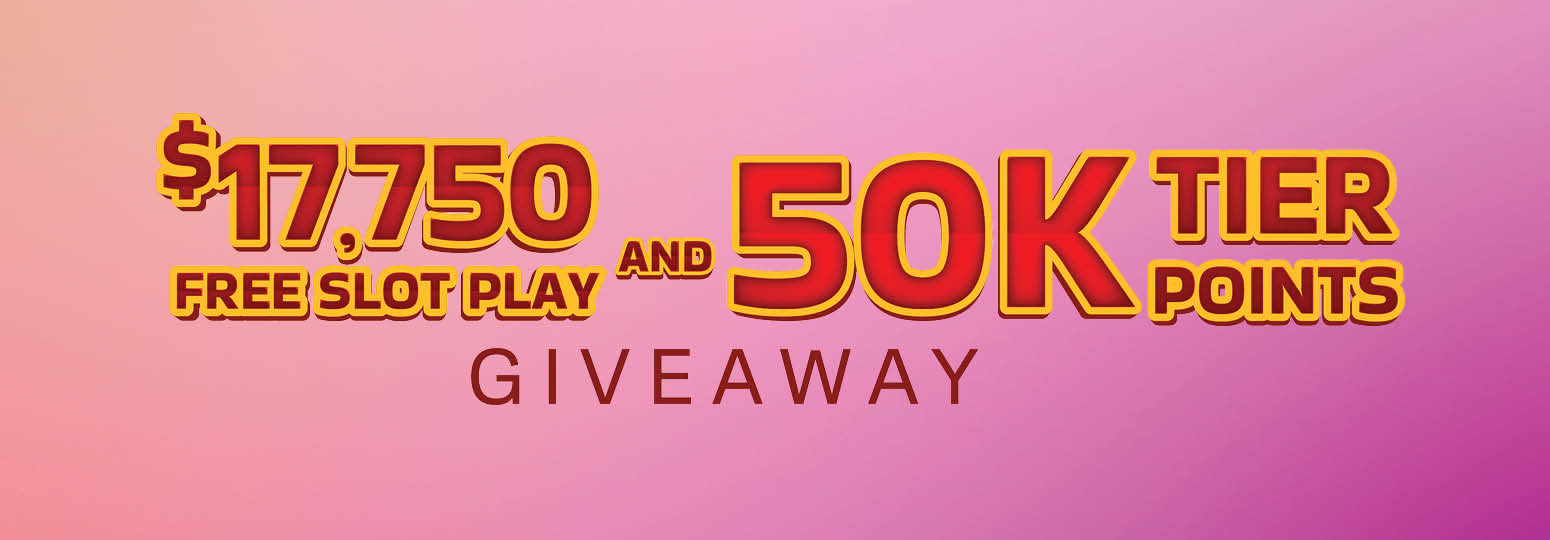 a pink background with red and yellow text