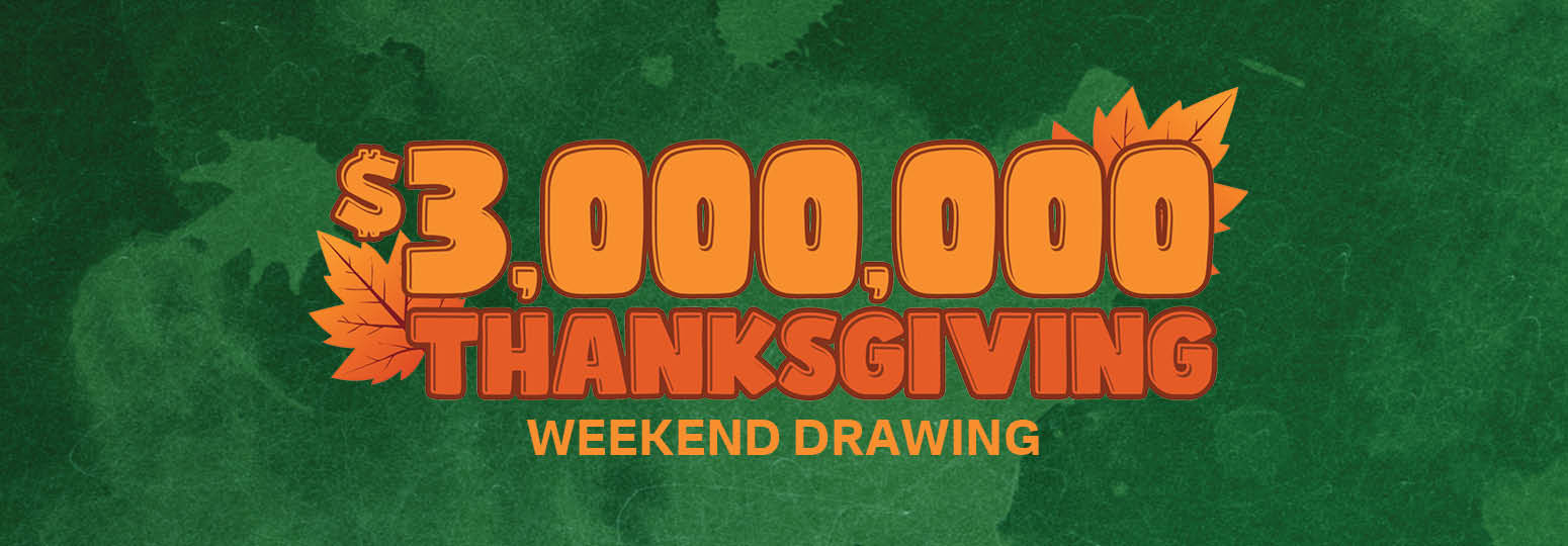 a green background with orange text