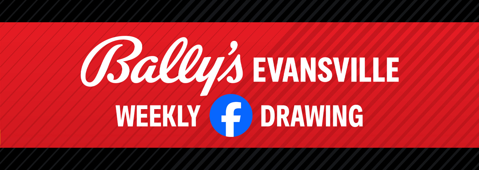 a red and white sign with a blue circle and a white facebook logo