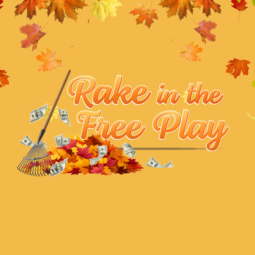 a pile of leaves and a rake