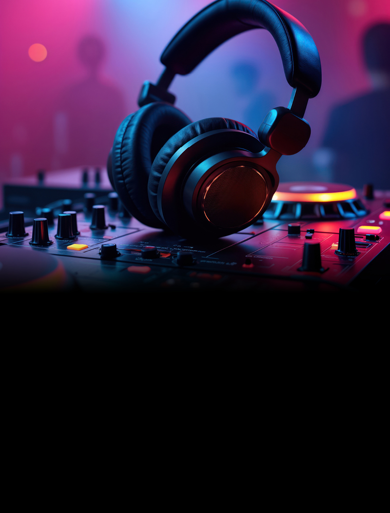 DJ Oasis inside Blu Nightclub