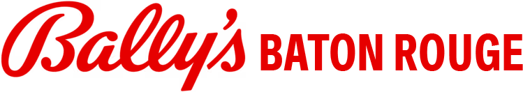 Ballys Baton Rouge red horizontal logo
