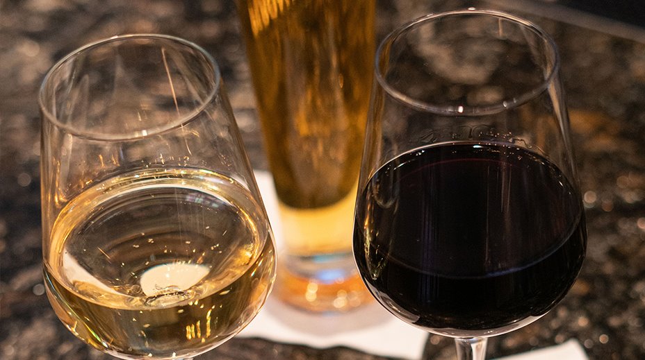 Wine at Casino Cafe Grille