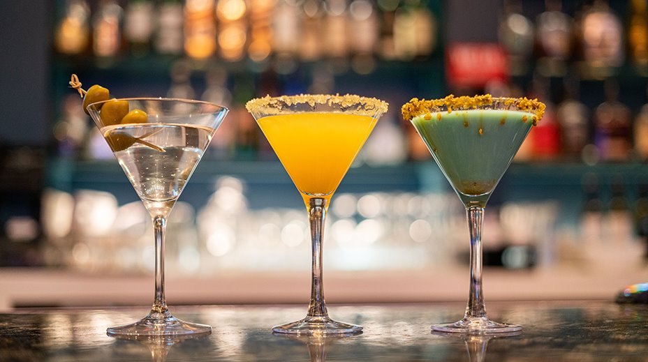 Martinis at Casino Cafe Grille